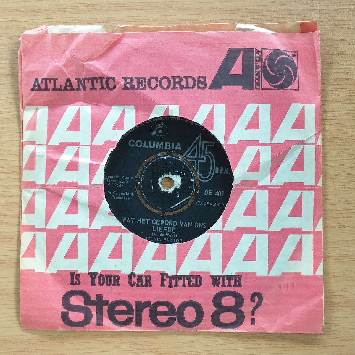 Sylvia Faktor - Een Saam In Die Nag| Vinyl 7" Single | (VG+)