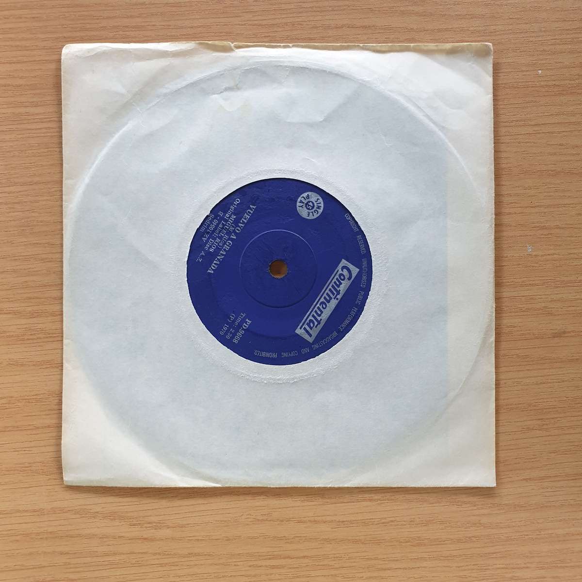 Miguel Ríos  A Song Of Joy | Vinyl 7" Single | (VG+)