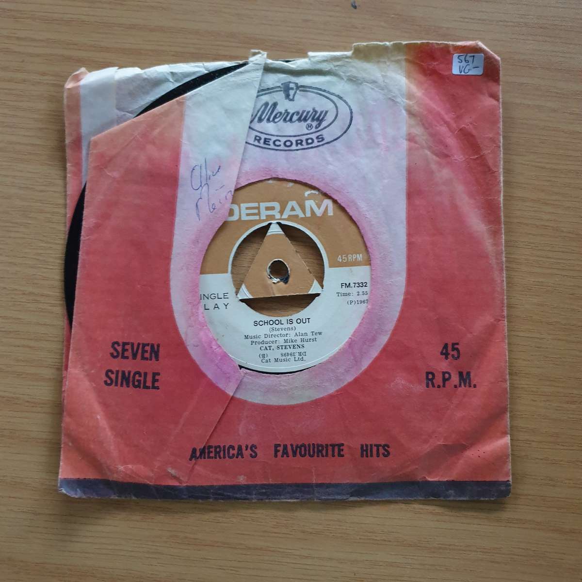 Creedence Clearwater Revival  Run Through The Jungle / Up Around | Vinyl 7" Single | (VG-)