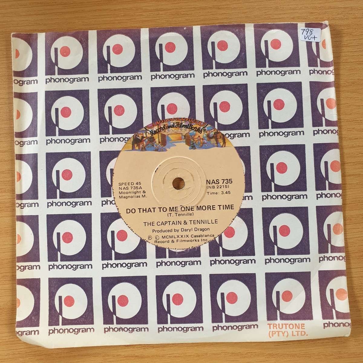 The Captain & Tennille  Do That To Me One More Time | Vinyl 7" Single | (VG+)