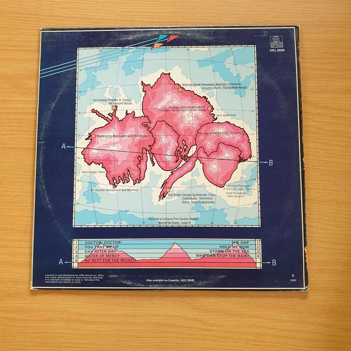 Thompson Twins - Into The Gap   Vinyl LP Record (VG+)