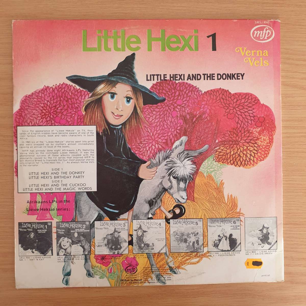 Little Hexi 1 - Verna Vels in English - Vinyl LP Record  (VG)