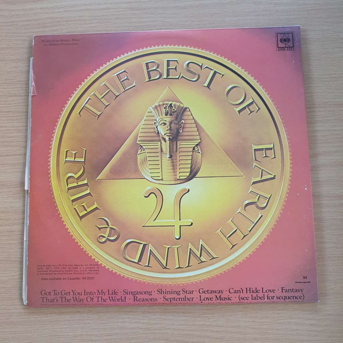 Earth, Wind & Fire  The Best Of Earth Wind & Fire Vol. I | Vinyl LP Record | (VG+)