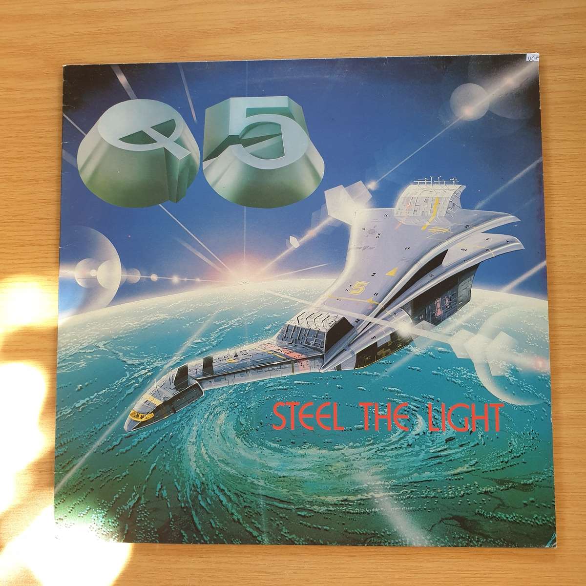Q5  Steel The Light | Vinyl LP Record | (VG+)