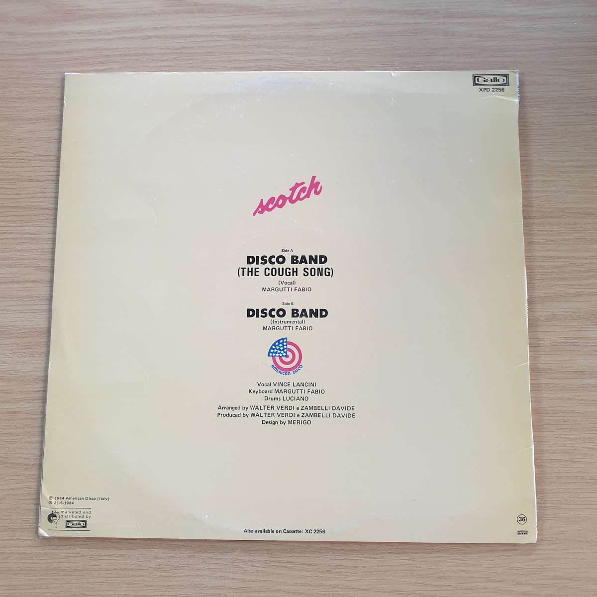 Scotch  Disco Band - Vinyl LP Record - Opened  - Very-Good Quality (VG) (SCD)