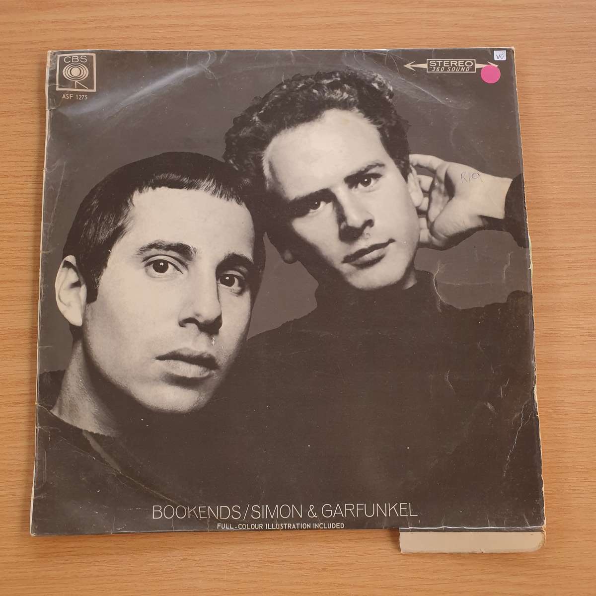 Simon & Garfunkel  Bookends - Vinyl LP Record - Opened  - Very-Good Quality (VG) (SCD)
