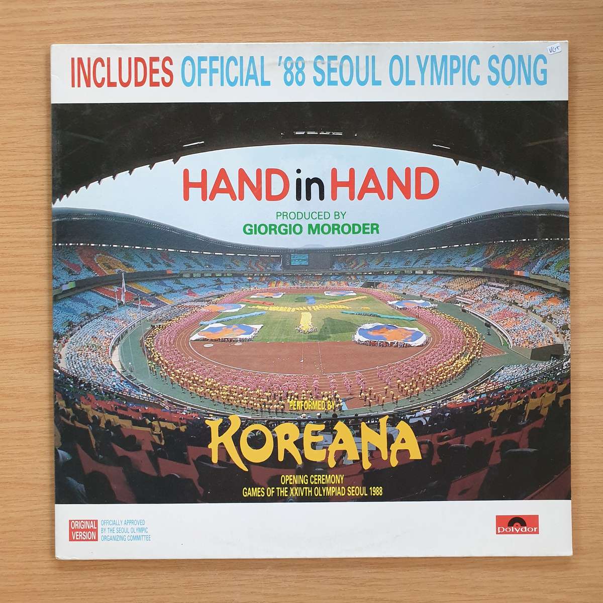 Koreana  Hand In Hand (Seoul Olympics)  Vinyl LP Record (VG+)