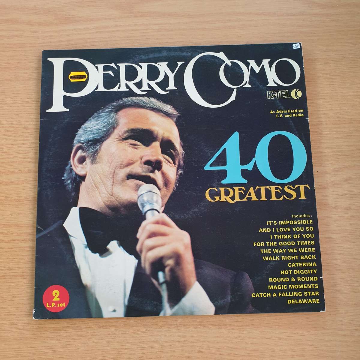 Perry Como  40 Greatest (2 LP Set)  Vinyl LP Record (VG+)