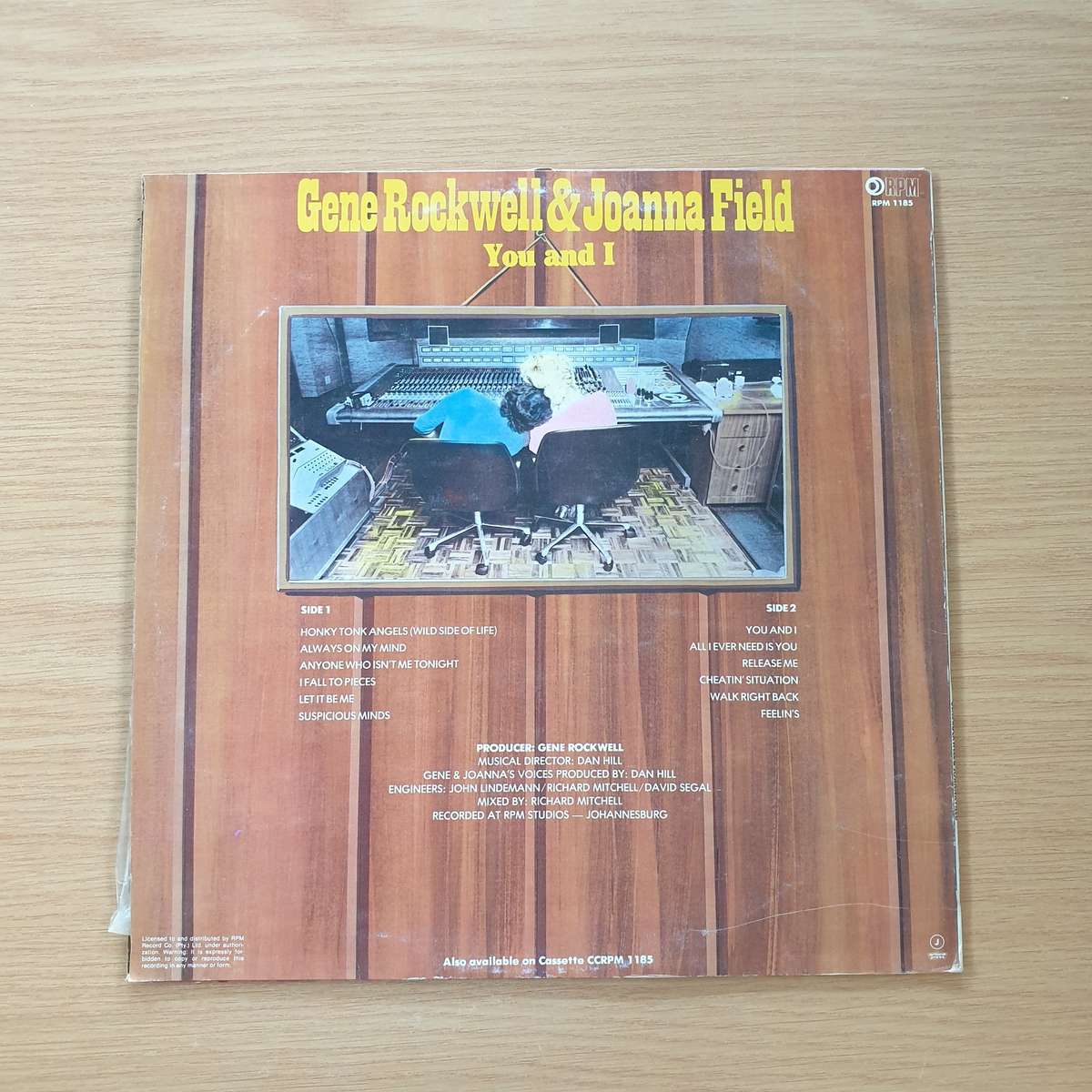 Gene Rockwell & Joanna Field  You & I  | Vinyl LP Record | (VG+)