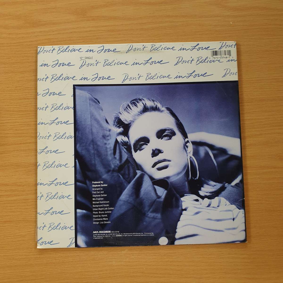 Jeanna Cie  Don't Believe In Love     | Vinyl LP Record | (VG+)