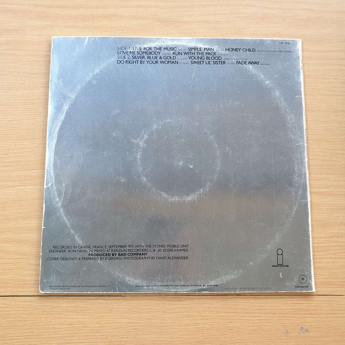 Bad Company  Run With The Pack | Vinyl LP Record | (VG+)