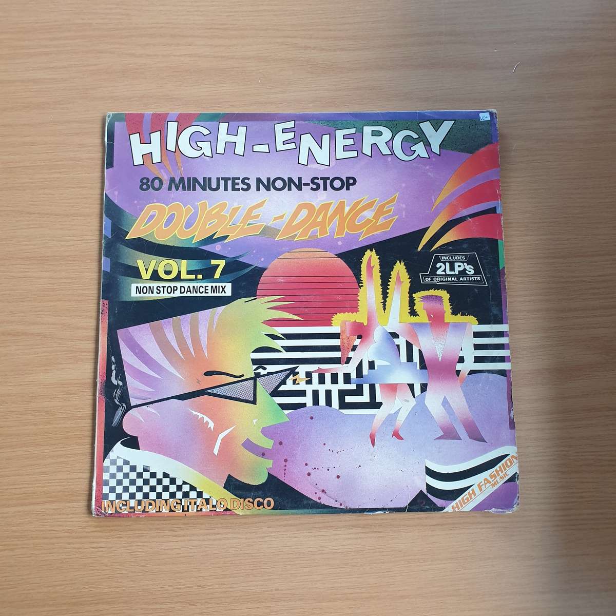 High-Energy Double-Dance Vol. 7    | Vinyl LP Record | (VG+)