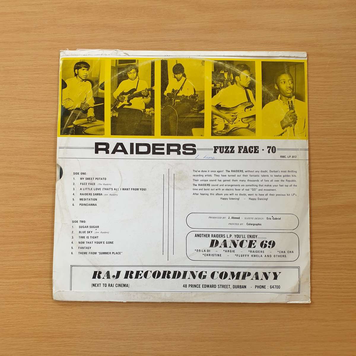 The Raiders - Fuzz Face - 70  | Vinyl LP Record | (VG-)