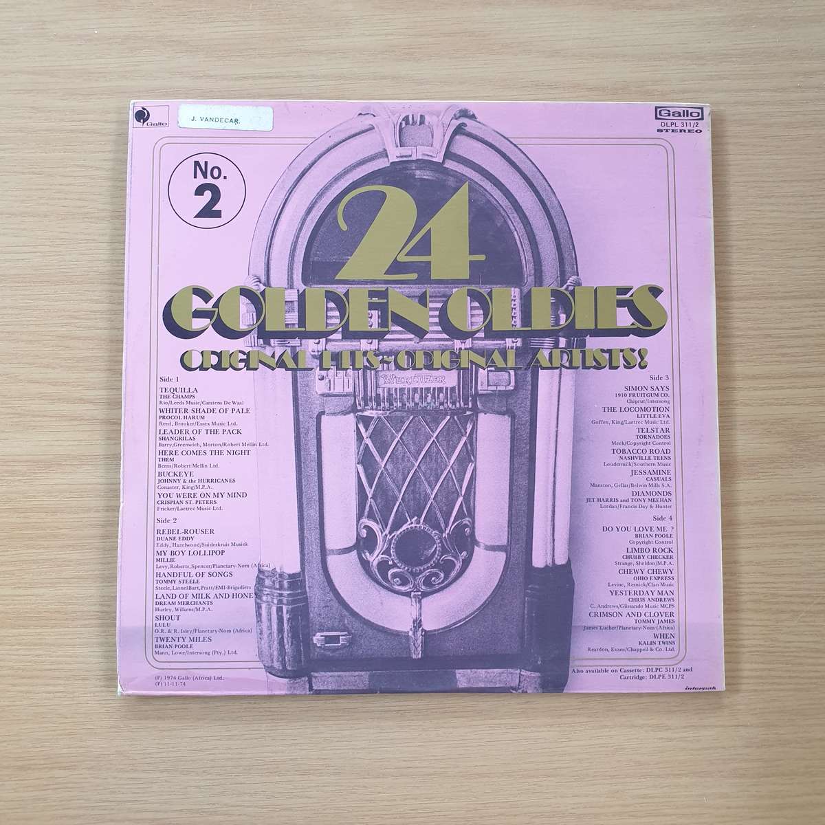 24 Golden Oldies Vol. 2 | Vinyl LP Record | (VG+)