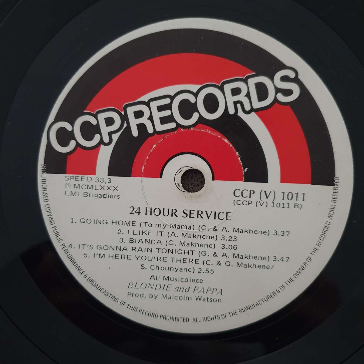 Blondie And Pappa  24-Hour Service - Vinyl LP Record (VG)