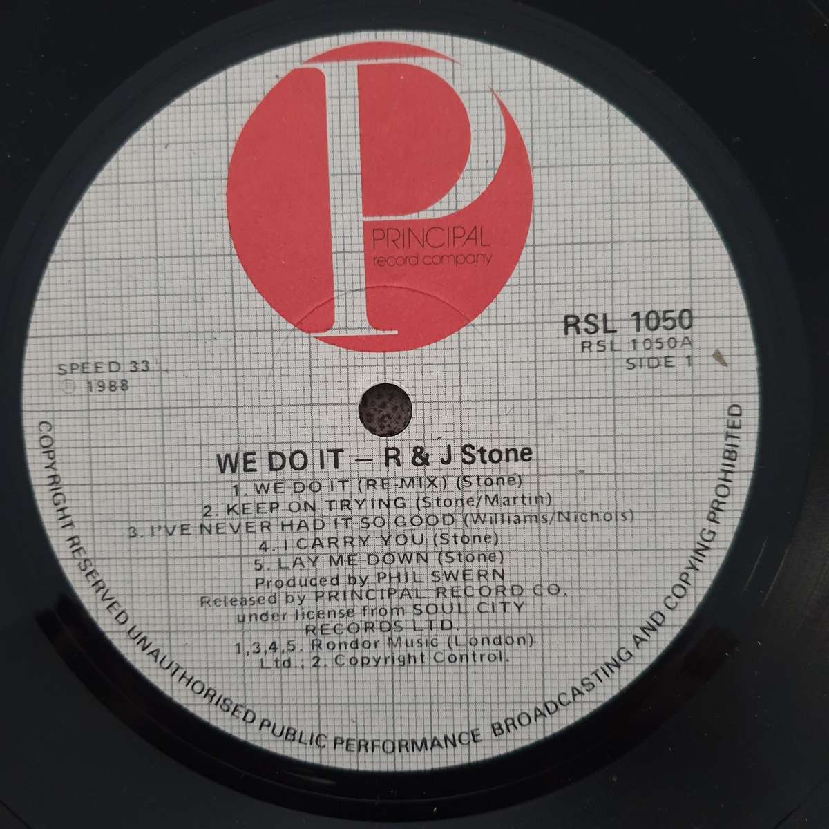 R & J Stone  Nothing's Changed - Vinyl LP Record (VG+)