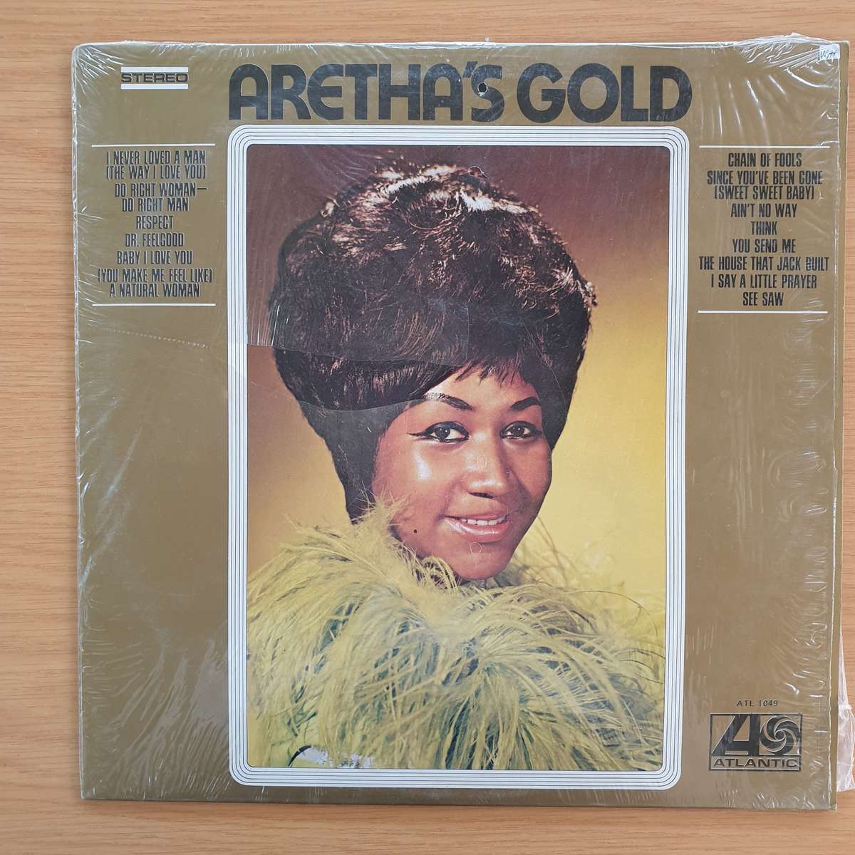 Aretha Franklin  Aretha's Gold   Vinyl LP Record (VG+)