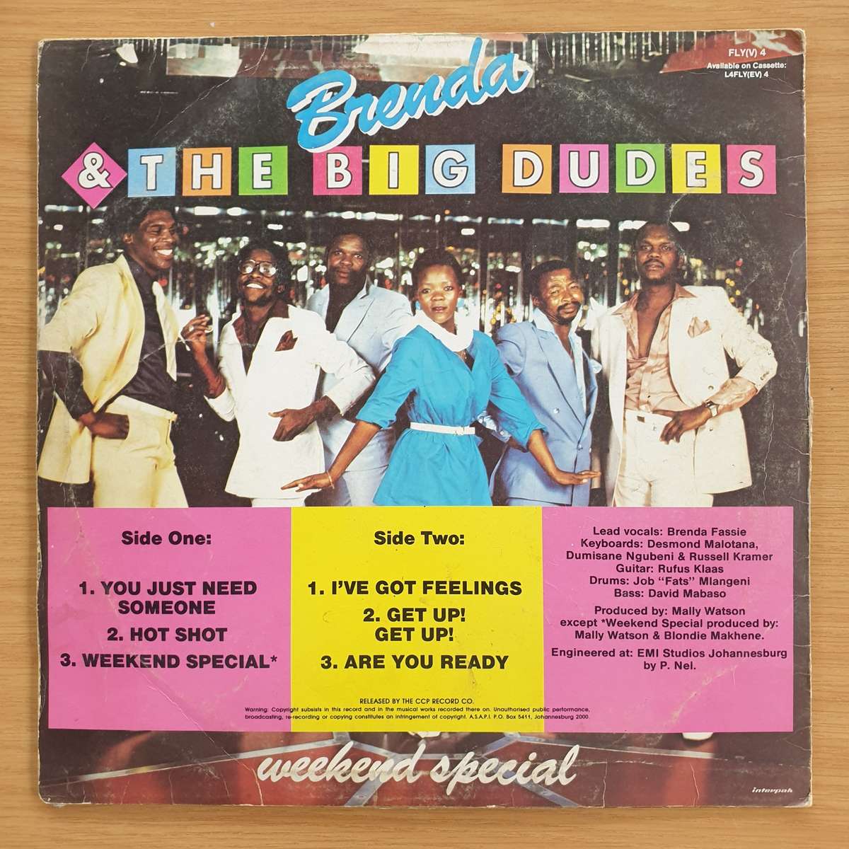 Brenda & The Big Dudes  Weekend Special | Vinyl LP | VG