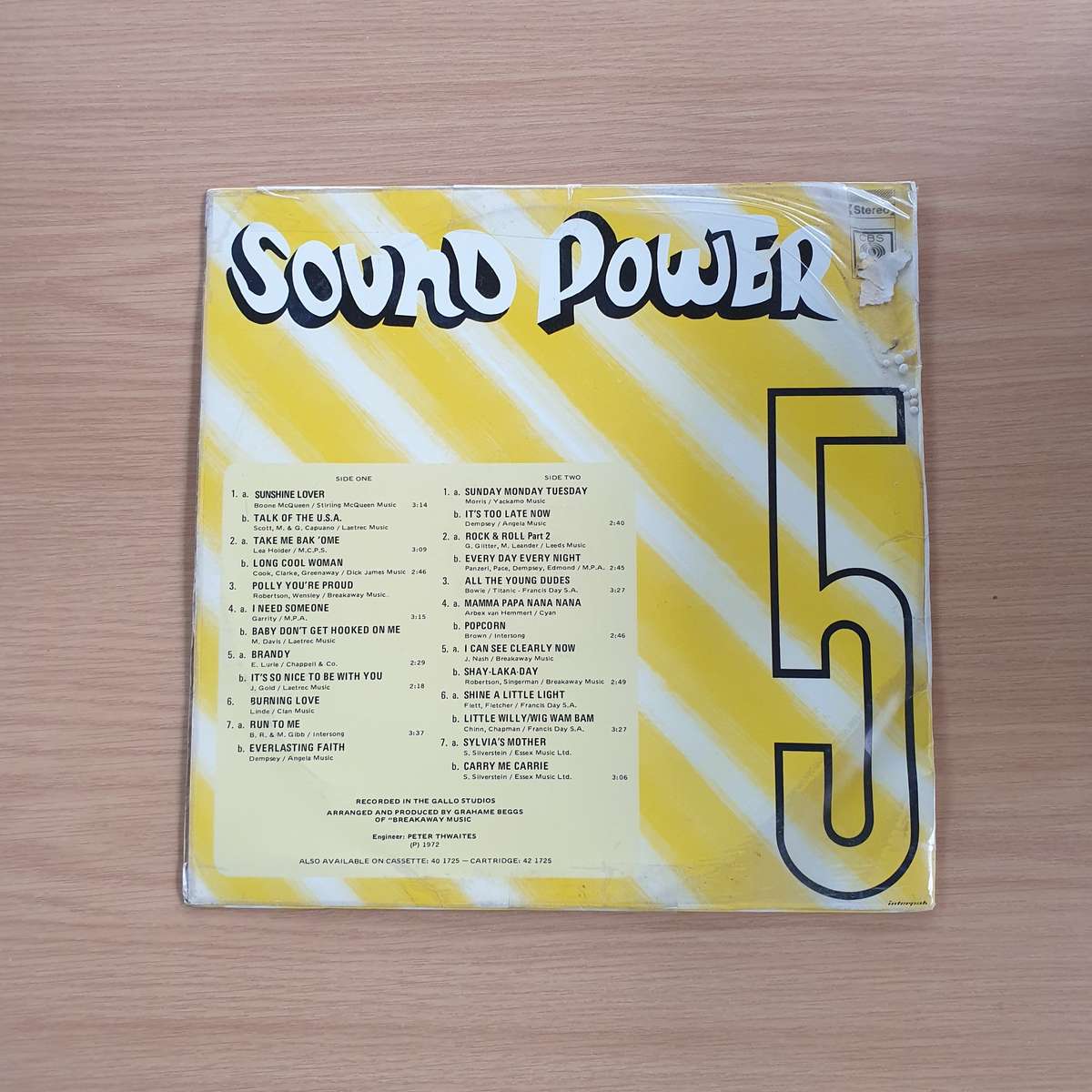 Sound Power 5 | Vinyl LP Record | (VG+)