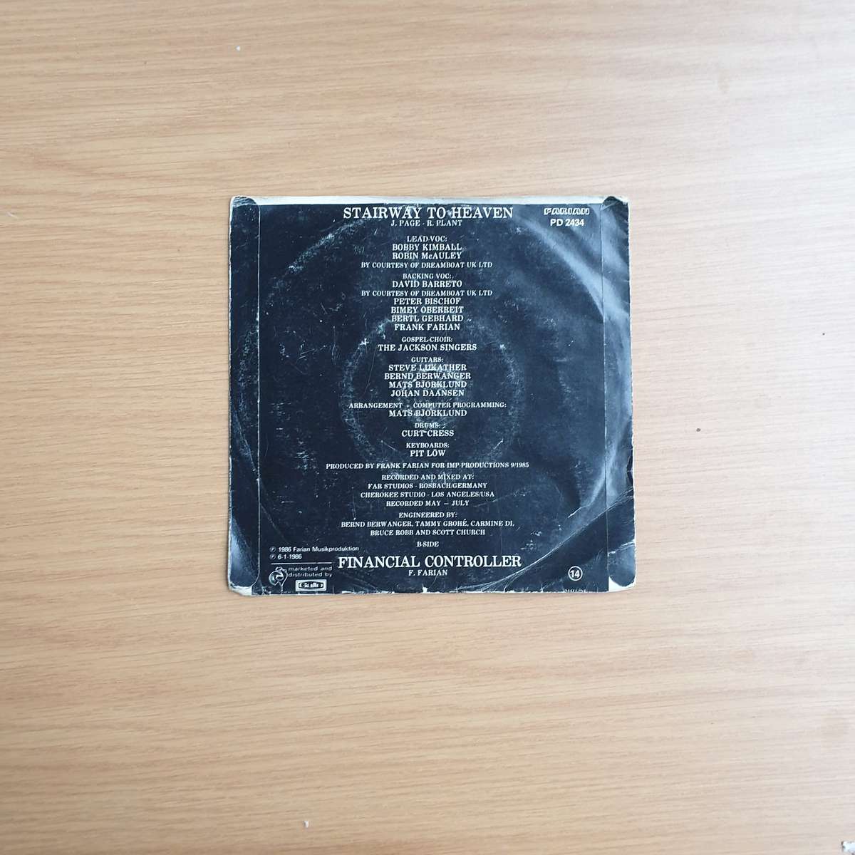 Far Corporation  Stairway To Heaven | Vinyl 7" Single | (VG+)