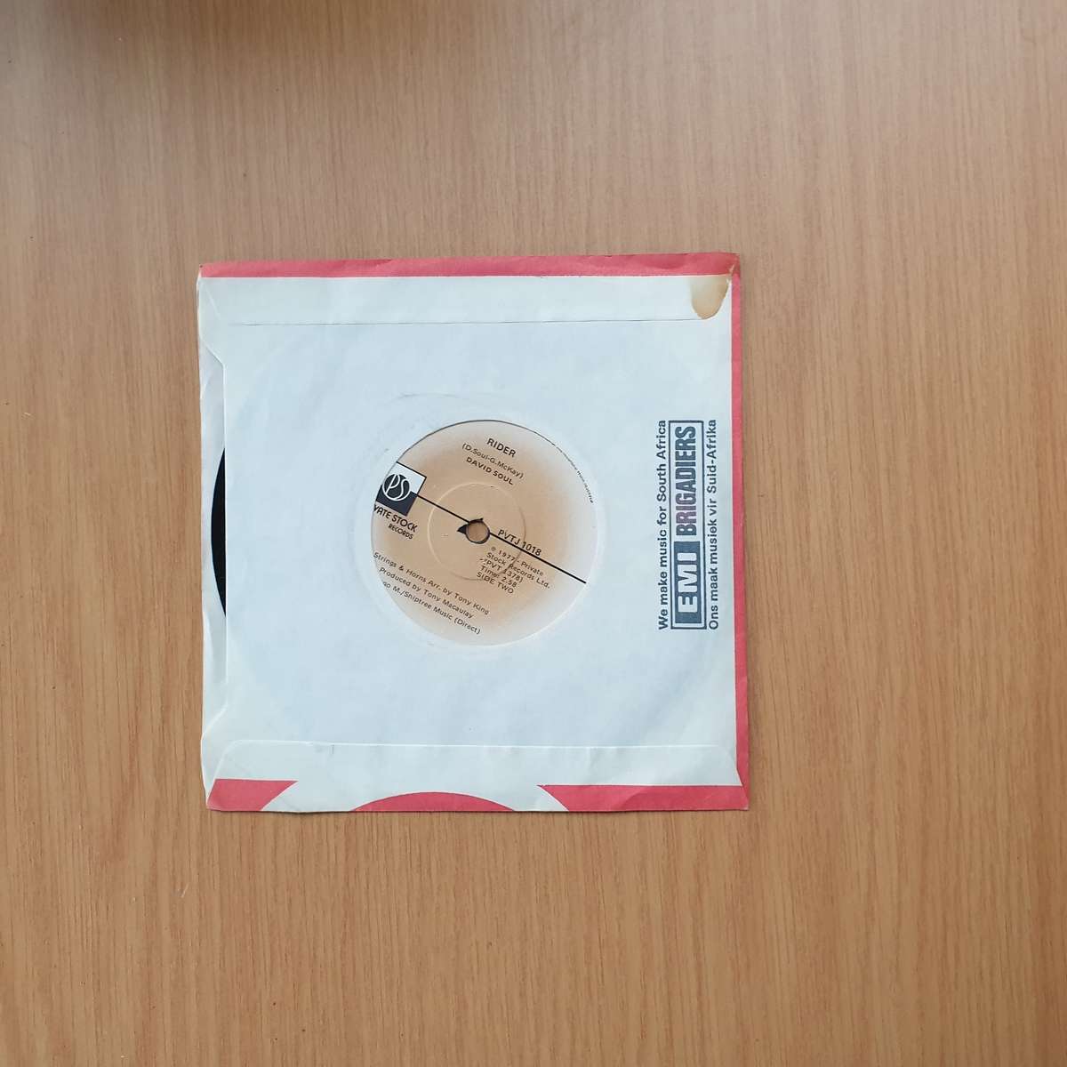 David Soul  Silver Lady | Vinyl 7" Single | (VG+) (NKTA)