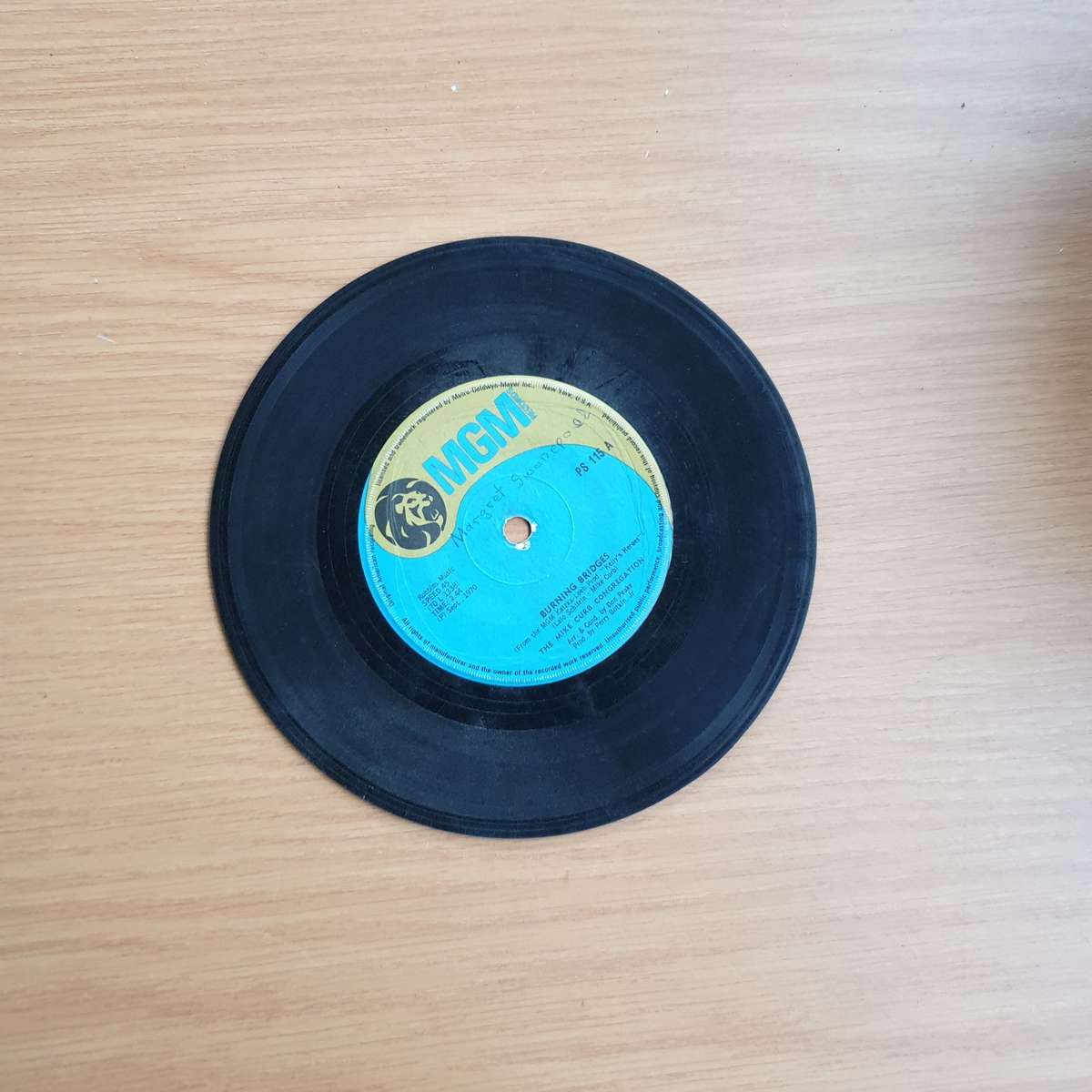 The Mike Curb Congregation  Burning Bridges / We'll Sing In The Sunshine | Vinyl 7" Single | (...