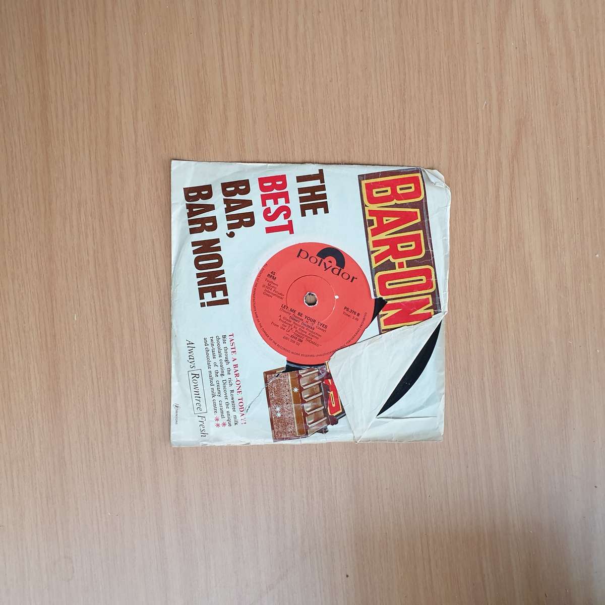 Timmy Thomas  Sweet Brown Sugar / Let Me Be Your Eyes | Vinyl 7" Single | (VG+) (ANLL)
