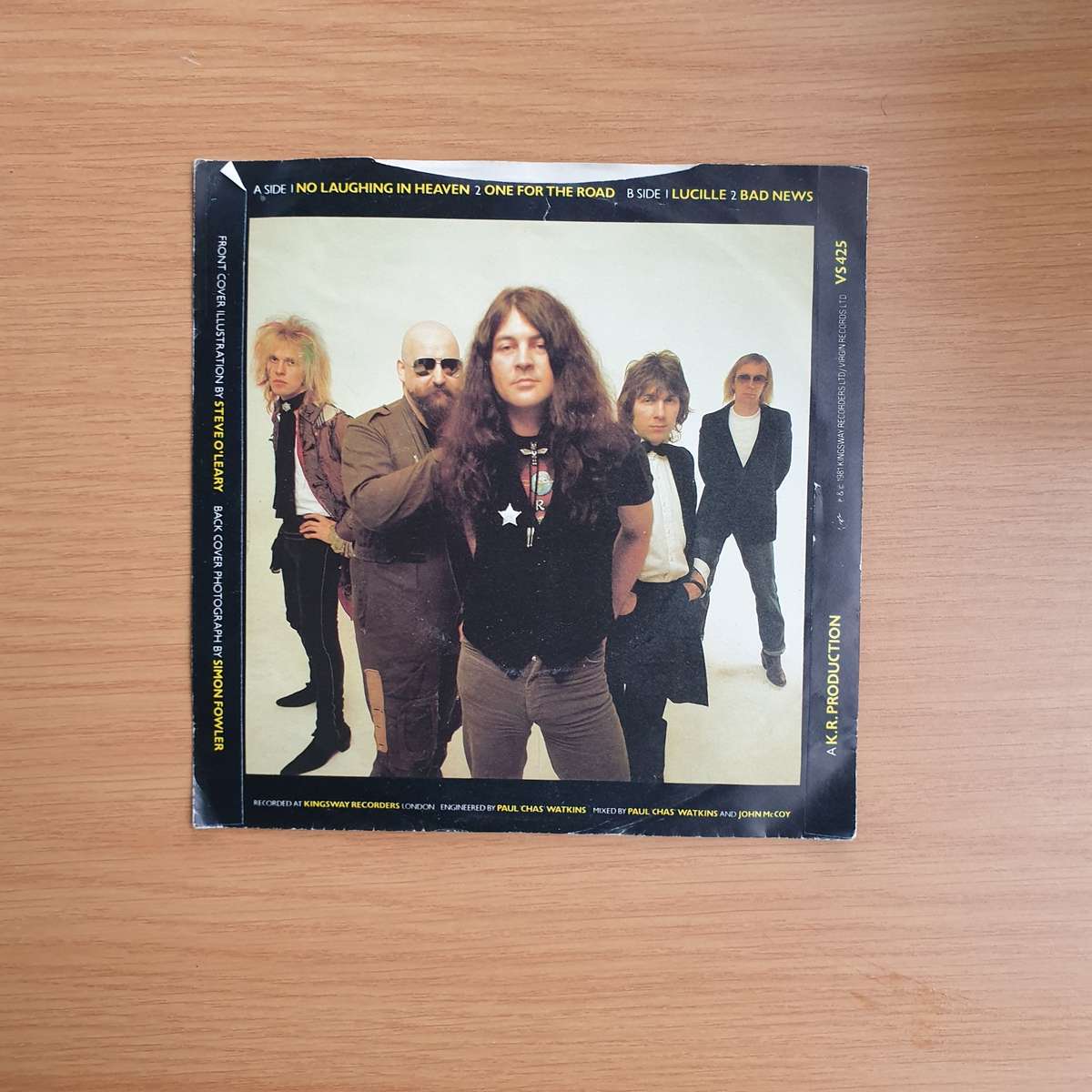 Gillan  No Laughing In Heaven / Lucille | Vinyl 7" Single | (VG+) (NKTA)
