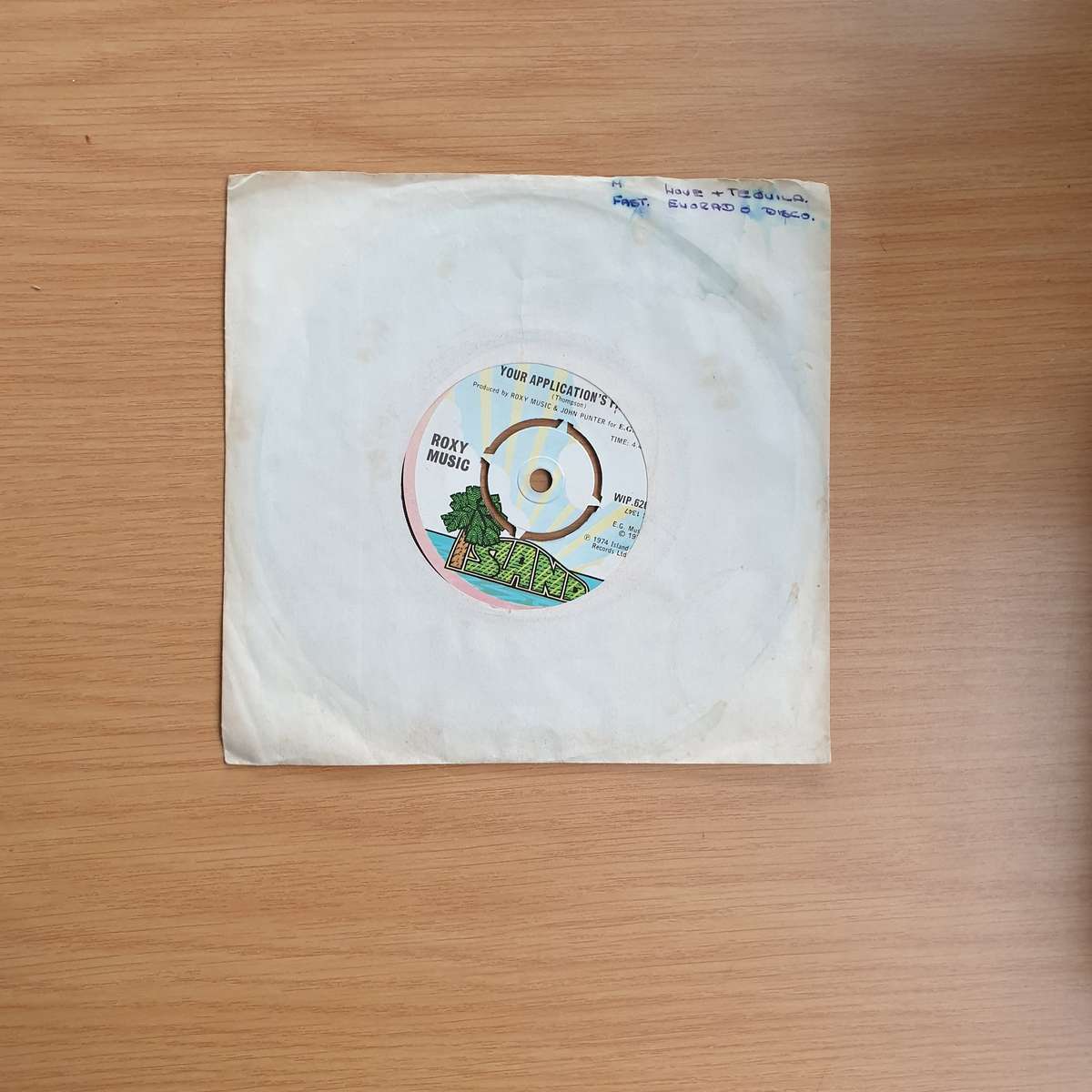 Roxy Music  All I Want Is You | Vinyl 7" Single | (VG+) (NKTA)