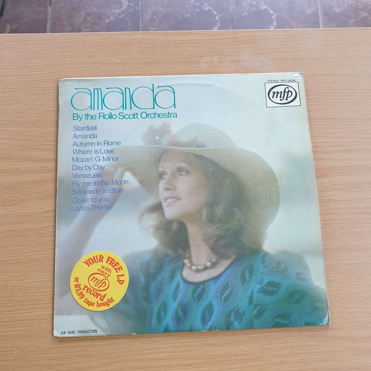 Rollo Scott Orchestra  Amanda | Vinyl LP Record | (VG+)