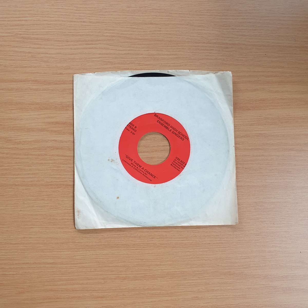 Branford High School Choir - Follow The Children  | Vinyl 7" Single | (VG+)