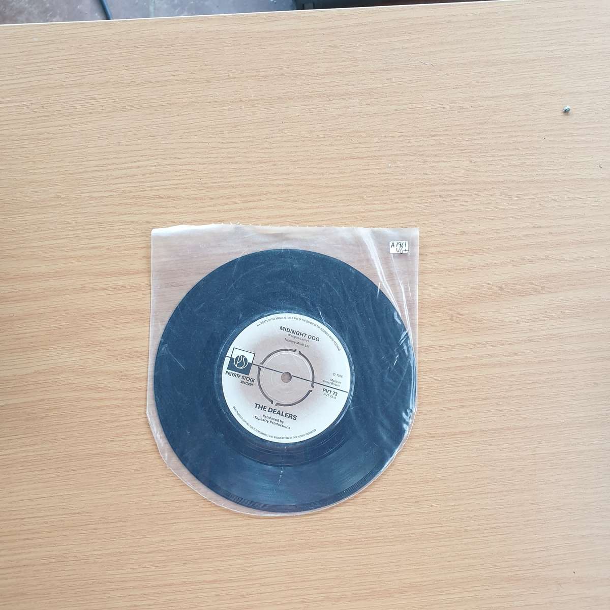 The Dealers  Midnight Dog | Vinyl 7" Single | (VG+)