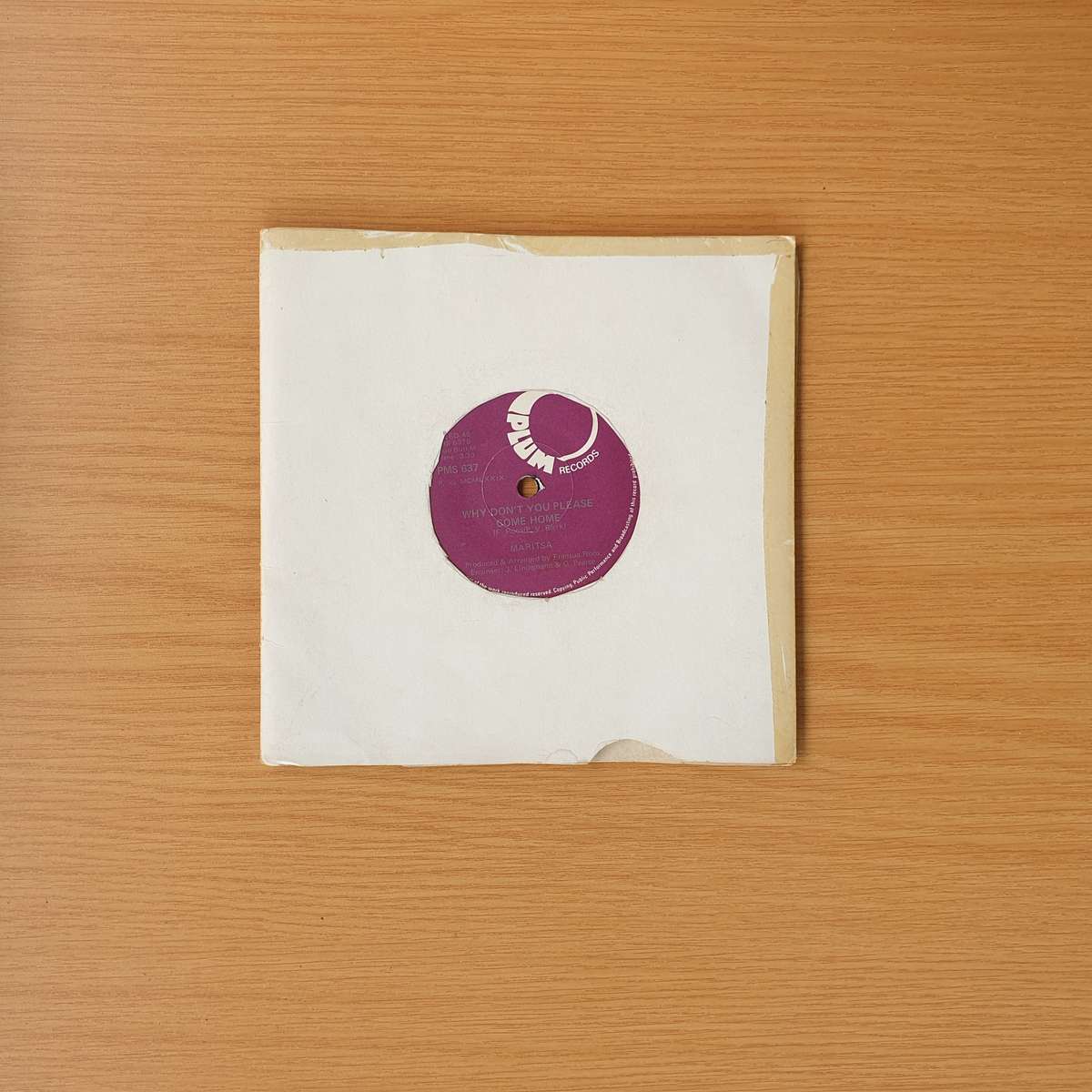 Maritsa - Angel In The Morning / Why Don't You Please Come Home | Vinyl 7" Single | (VG)