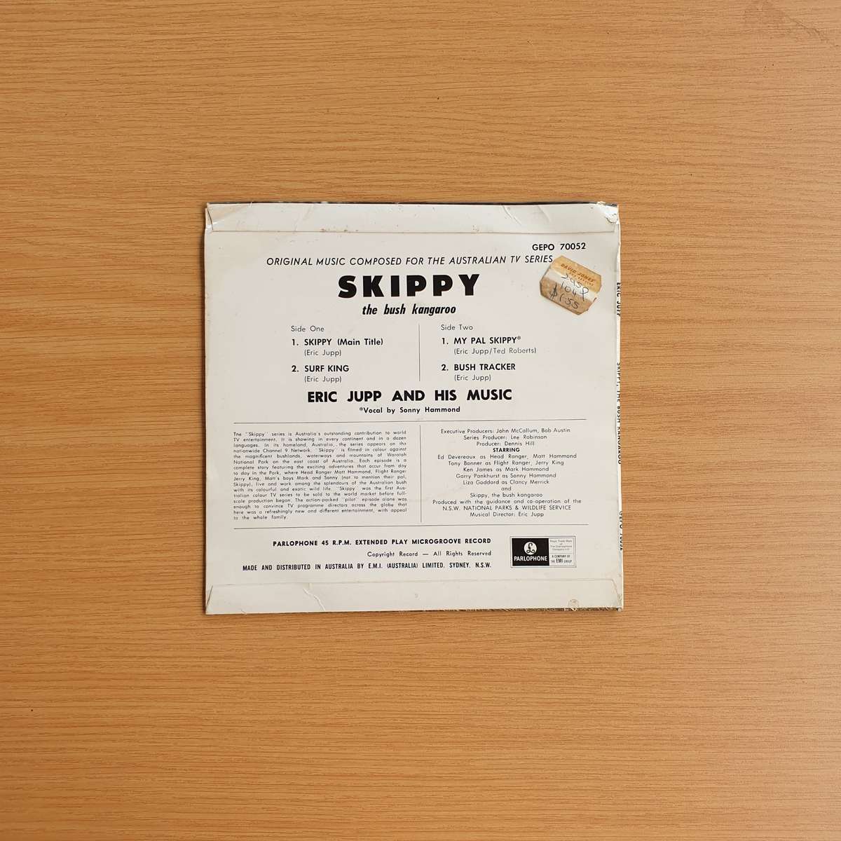 Eric Jupp And His Music  Skippy The Bush Kangaroo | Vinyl 7" Single | (VG+)