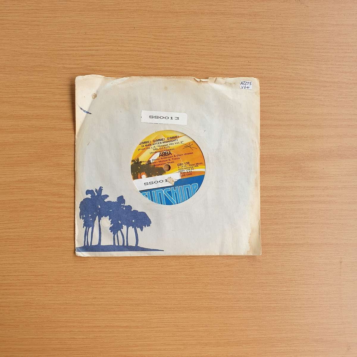ABBA  Gimme! Gimme! Gimme! (A Man After Midnight)| Vinyl 7" Single | (VG+)