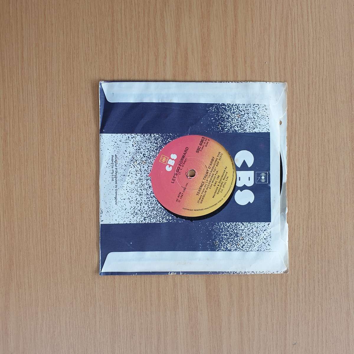 Terence Trent D'Arby  Dance Little Sister / Let's Go Forward | Vinyl 7" Single | (VG+)