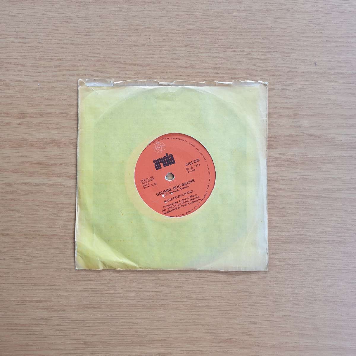Saragossa Band  Disco Boogie Boogie | Vinyl 7" Single | (VG+)