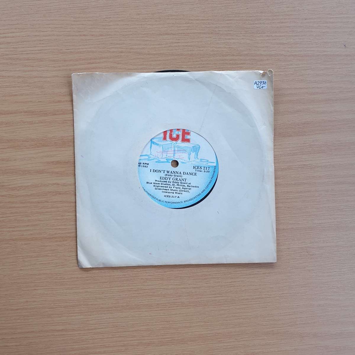 Eddy Grant  I Don't Wanna Dance | Vinyl 7" Single | (VG+)