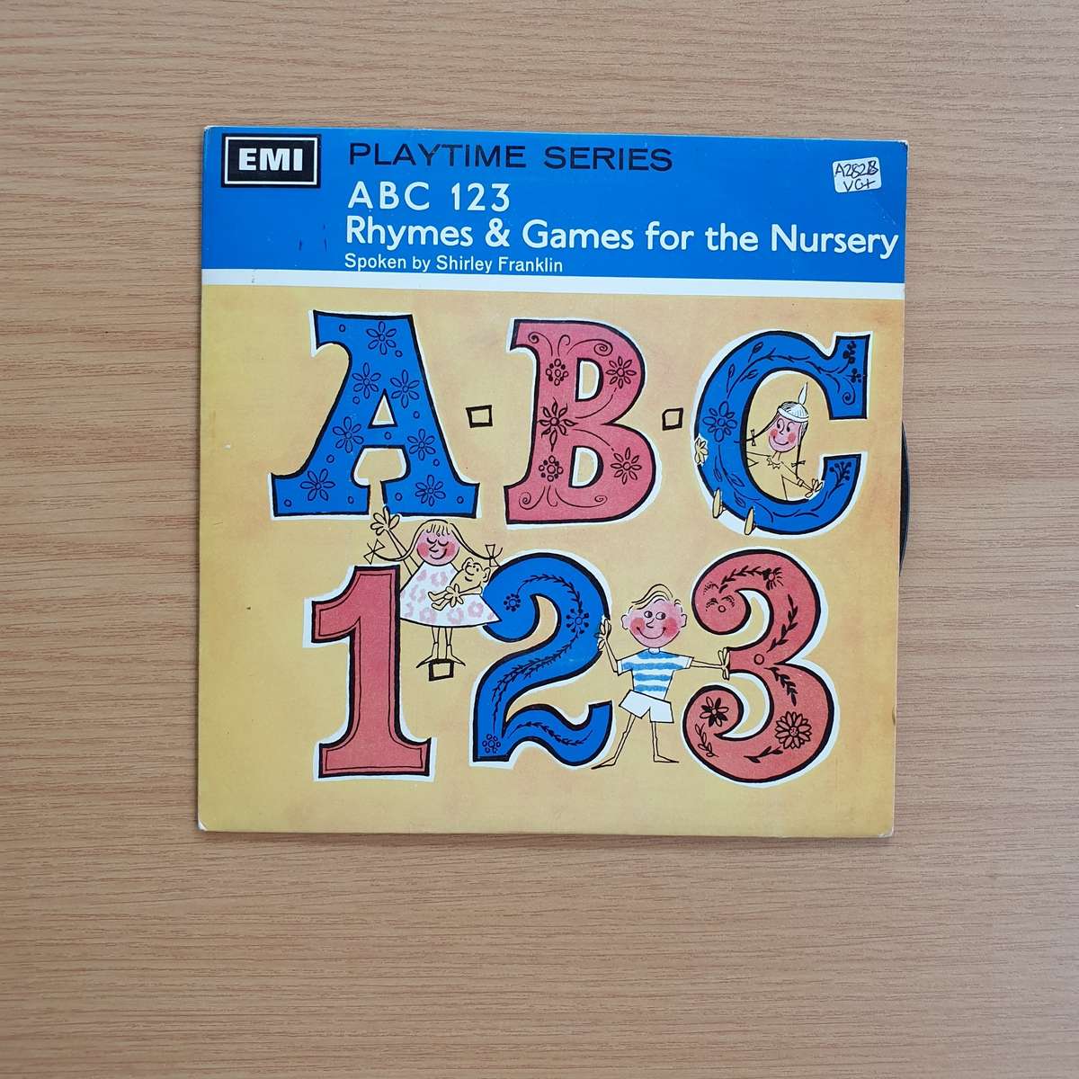 Shirley Franklin  ABC 123 Rhymes & Games For The Nursery | Vinyl 7" Single | (VG+)