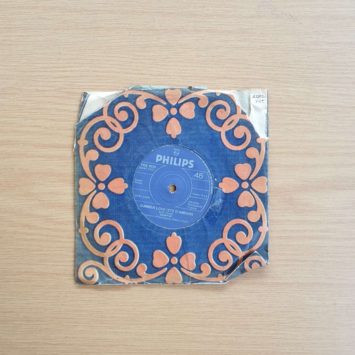 Zamfir  Summer Love (Ete D'Amour) / Serenissime | Vinyl 7" Single | (VG+)