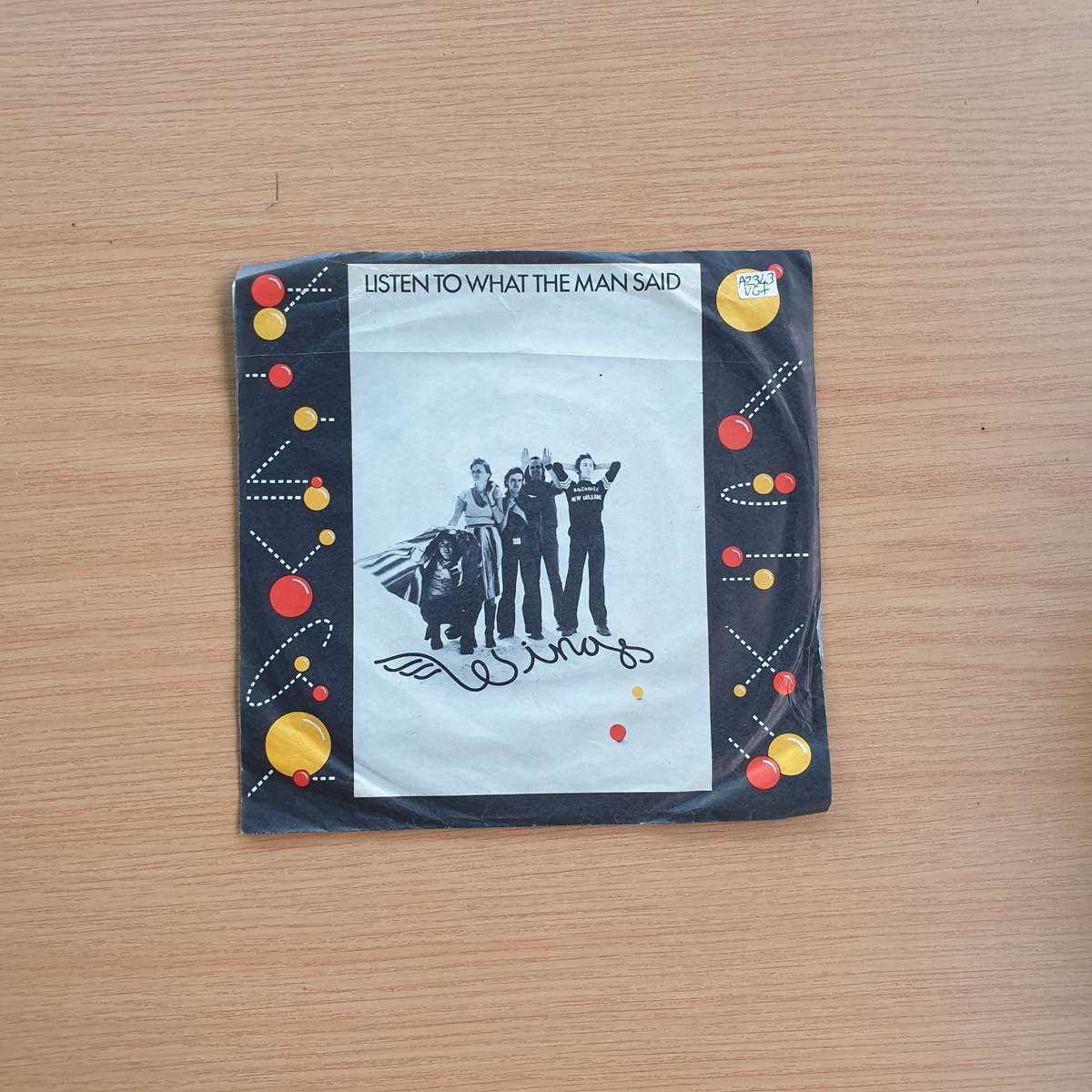 Wings  Listen To What The Man Said   | Vinyl 7" Single | (VG+)