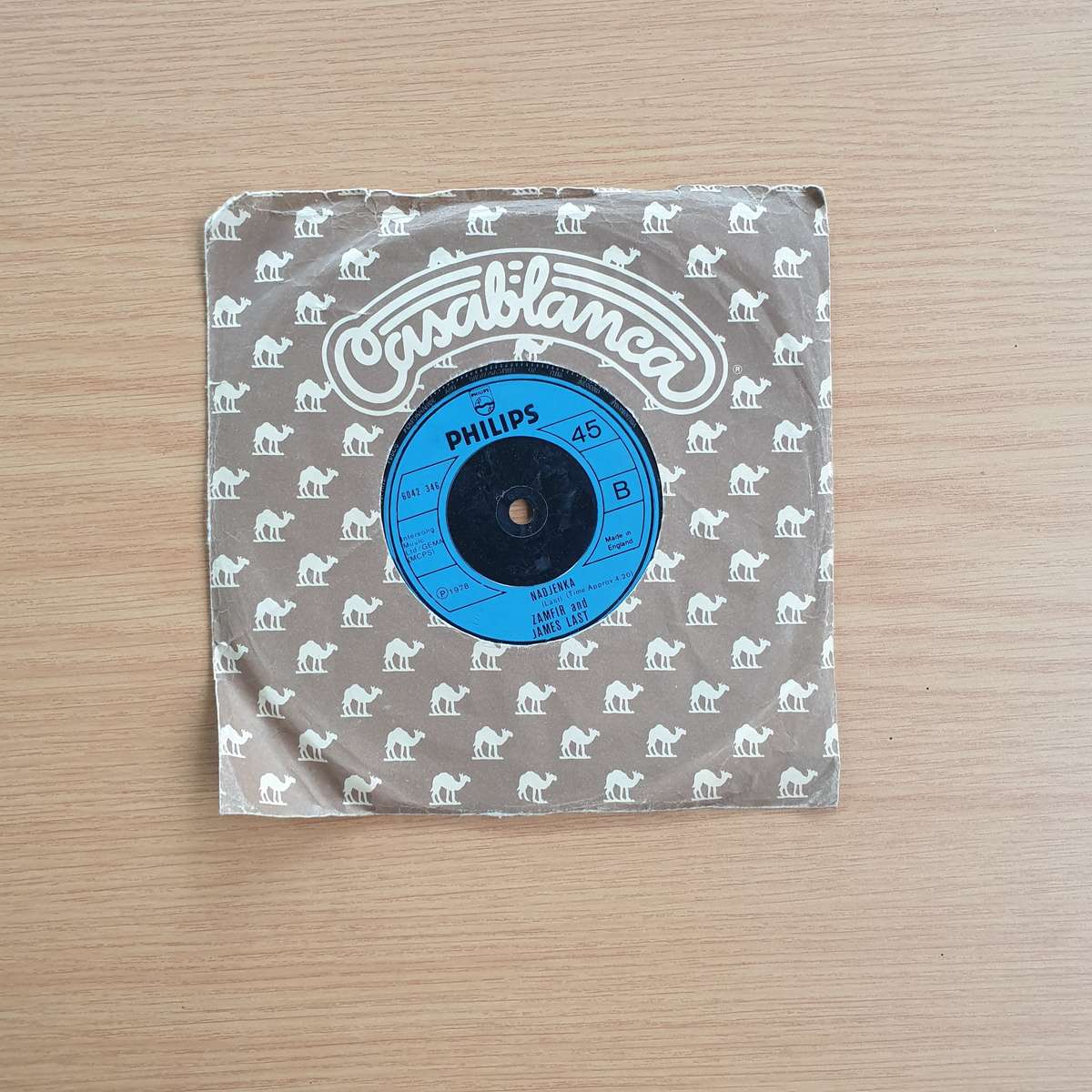 Zamfir And James Last  The Lonely Shepherd / Nadjenka | Vinyl 7" Single | (VG+)