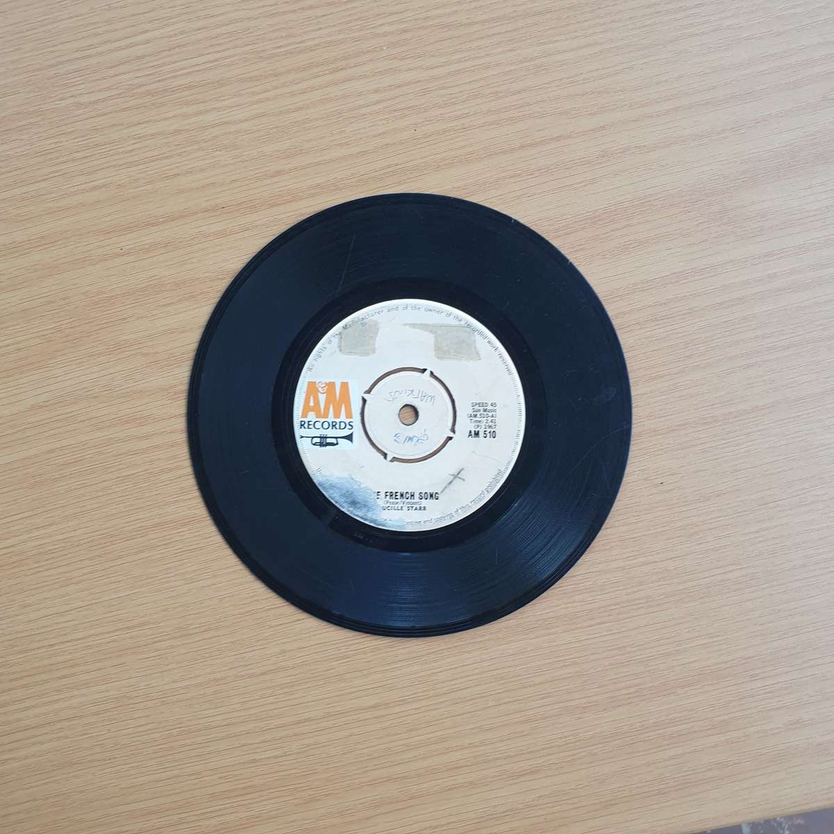 Lucille Starr  The French Song / Release Me| Vinyl 7" Single | (VG-)