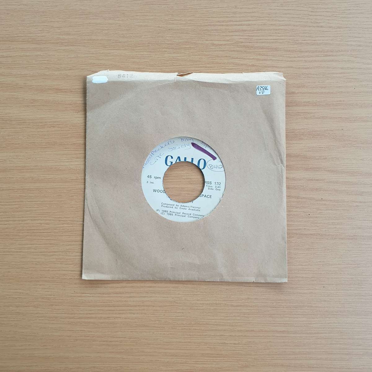 Café Society  Woodpeckers From Space | Vinyl 7" Single | (VG+)