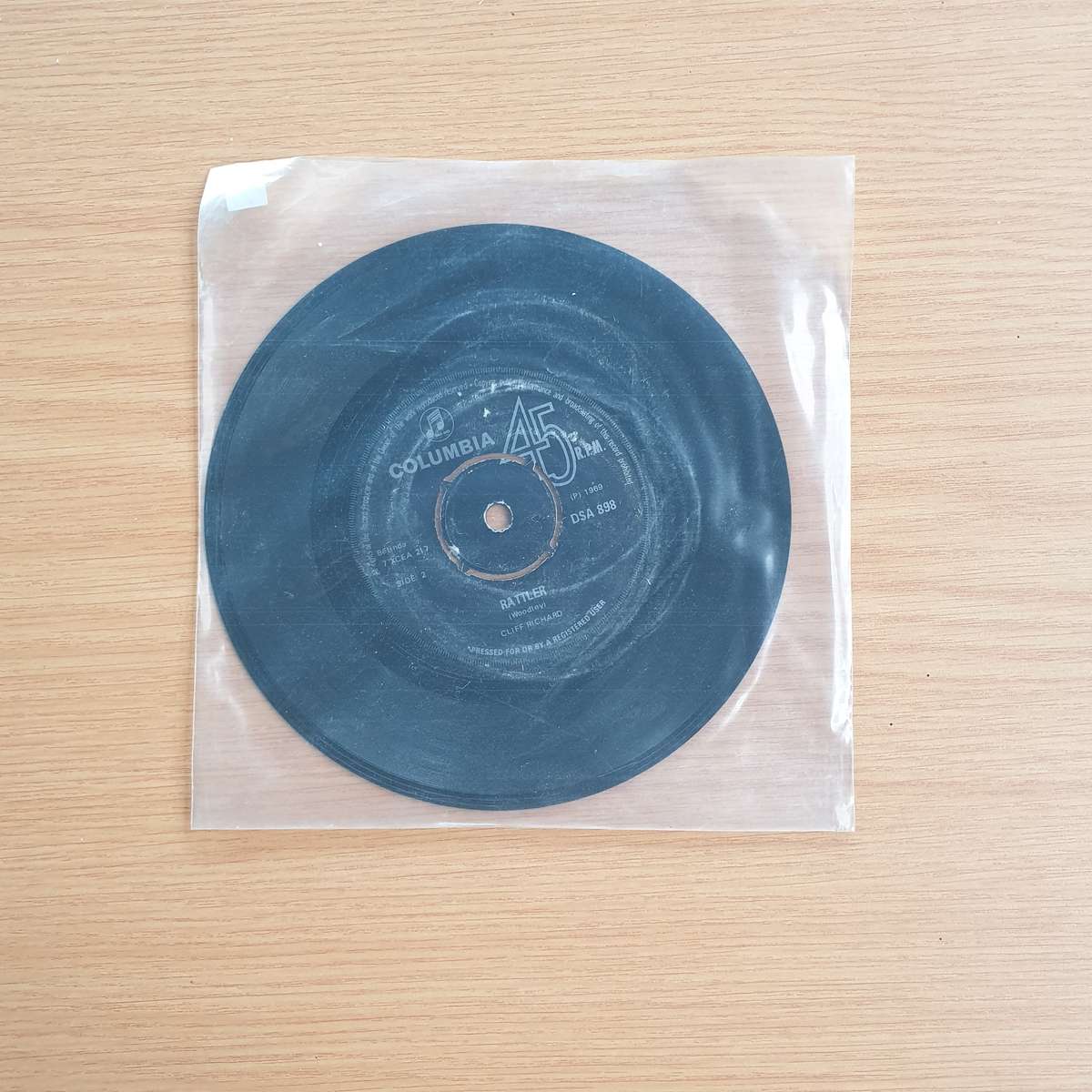 Cliff Richard  Early In The Morning / Rattler | Vinyl 7" Single | (VG+)