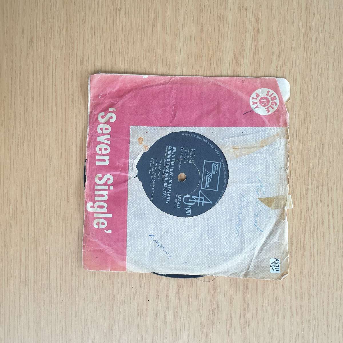 The Boones  When The Lovelight Starts Shining Through His Eyes | Vinyl 7" Single | (VG+)