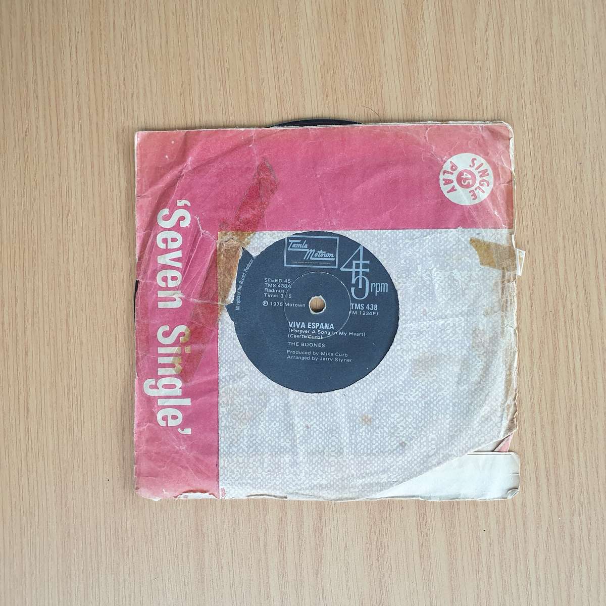 The Boones  When The Lovelight Starts Shining Through His Eyes | Vinyl 7" Single | (VG+)