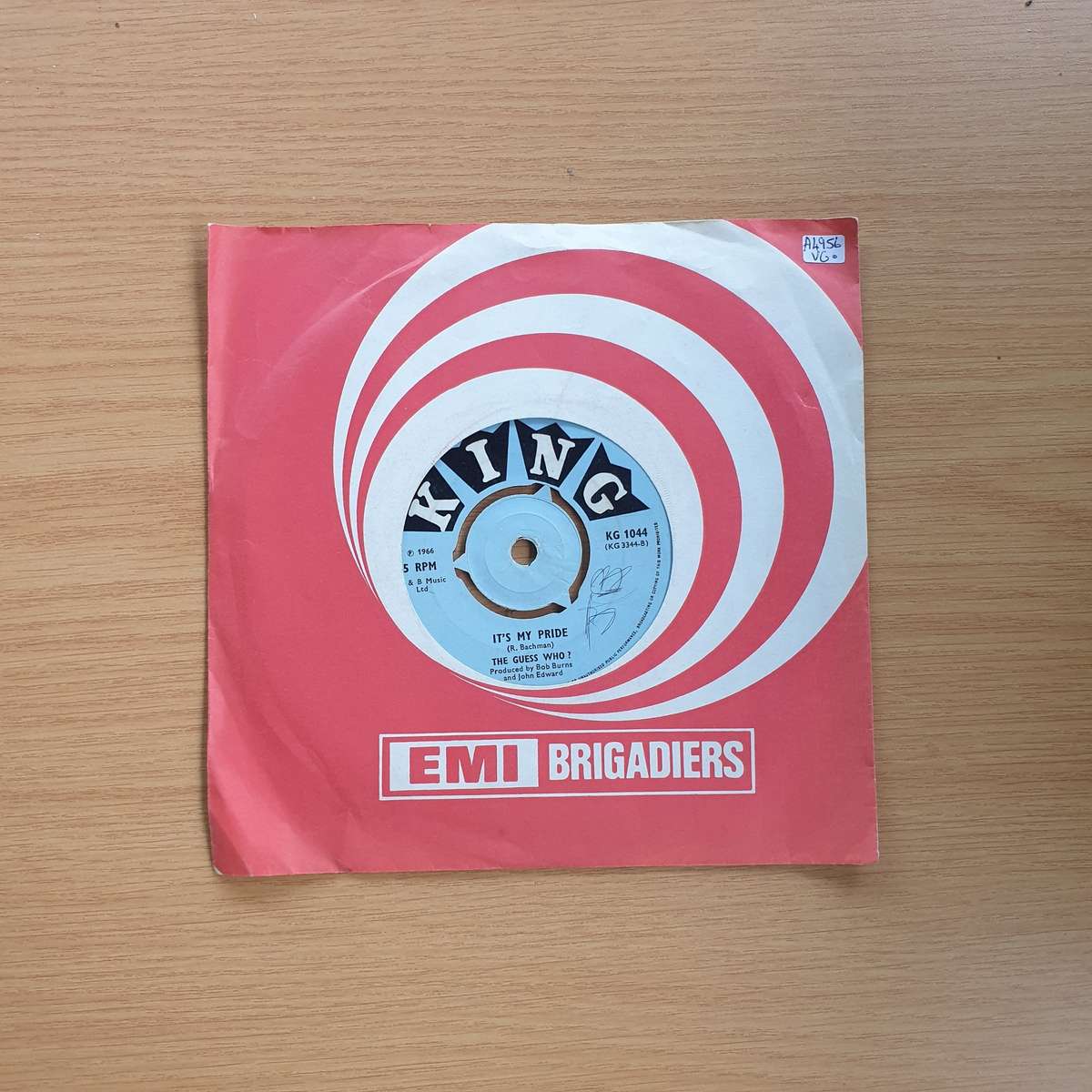 The Guess Who?  His Girl / It's My Pride | Vinyl 7" Single | (VG+)