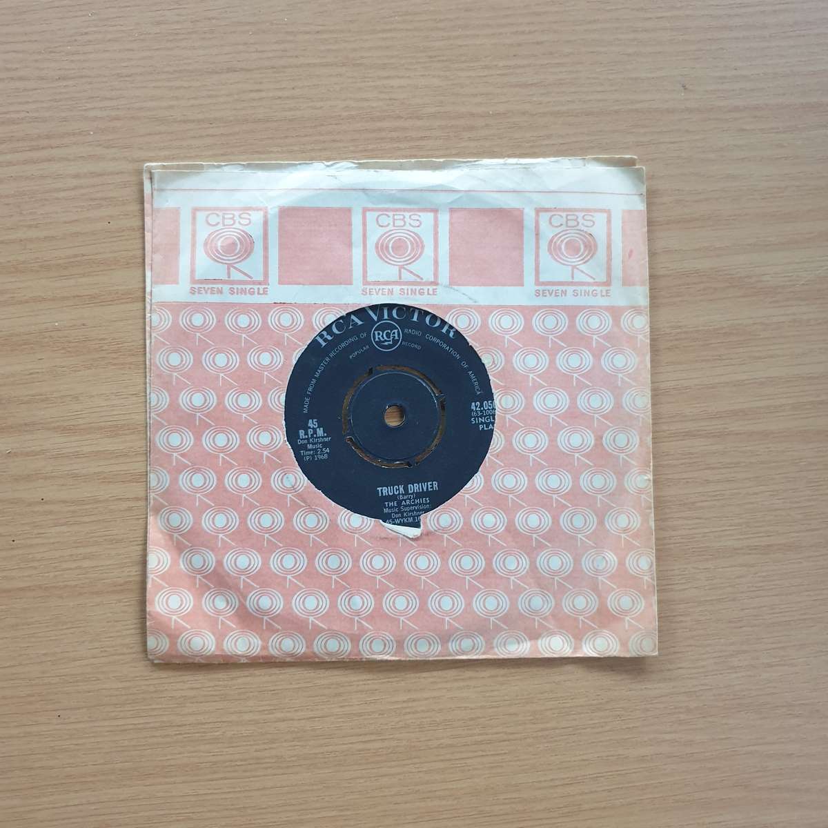 The Archies  Bang-Shang-A-Lang / Truck Driver | Vinyl 7" Single | (VG+)