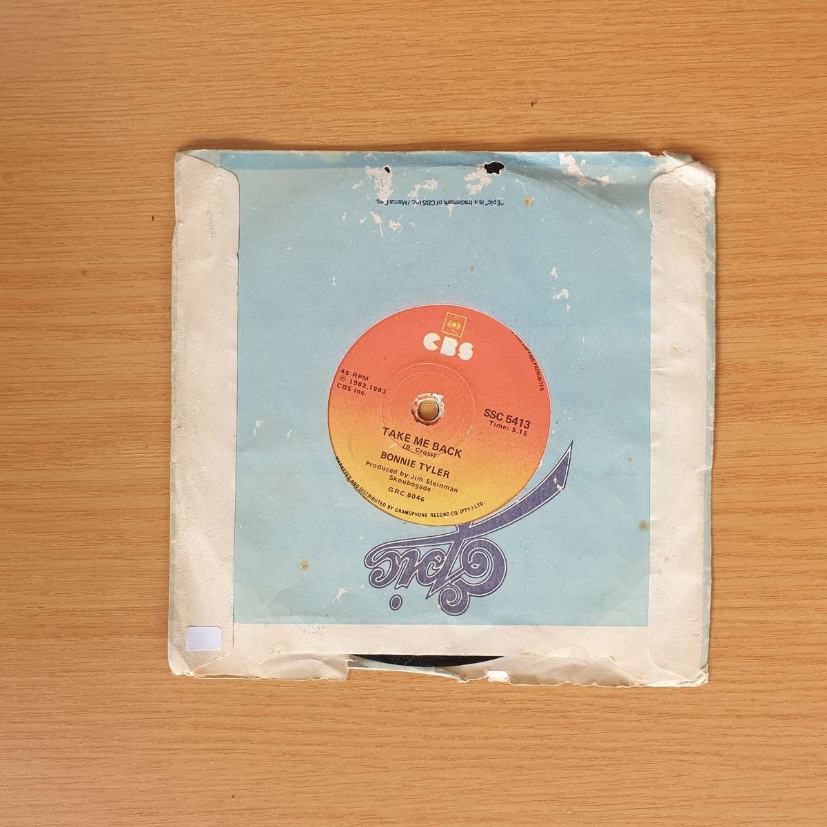 Bonnie Tyler  Total Eclipse Of The Heart | Vinyl 7" Single | (VG+)